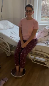 Fußbad vor Hallux-OP